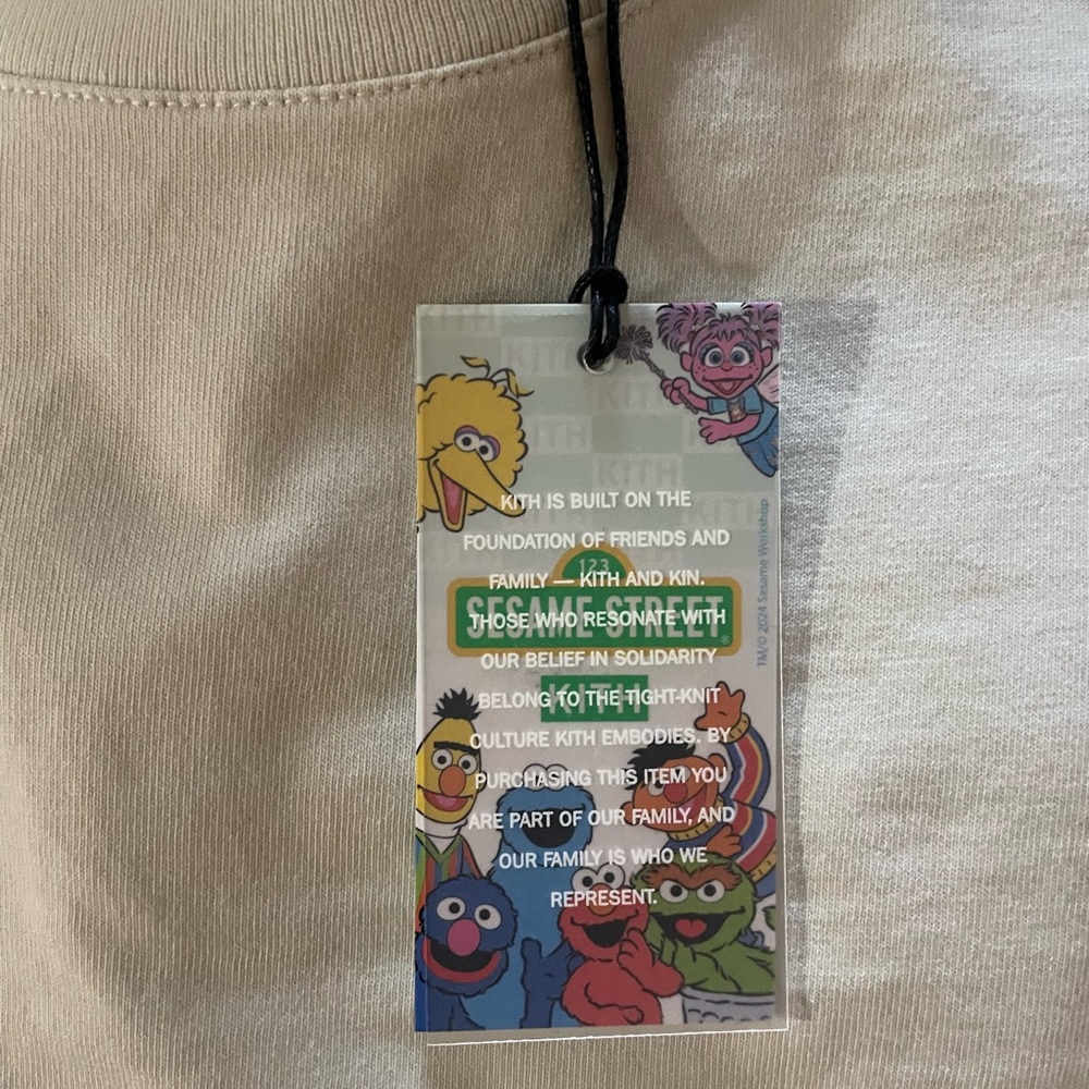 Kith for Sesame Street Cookie Monster Tee size small in hand - Picture 2 of 5